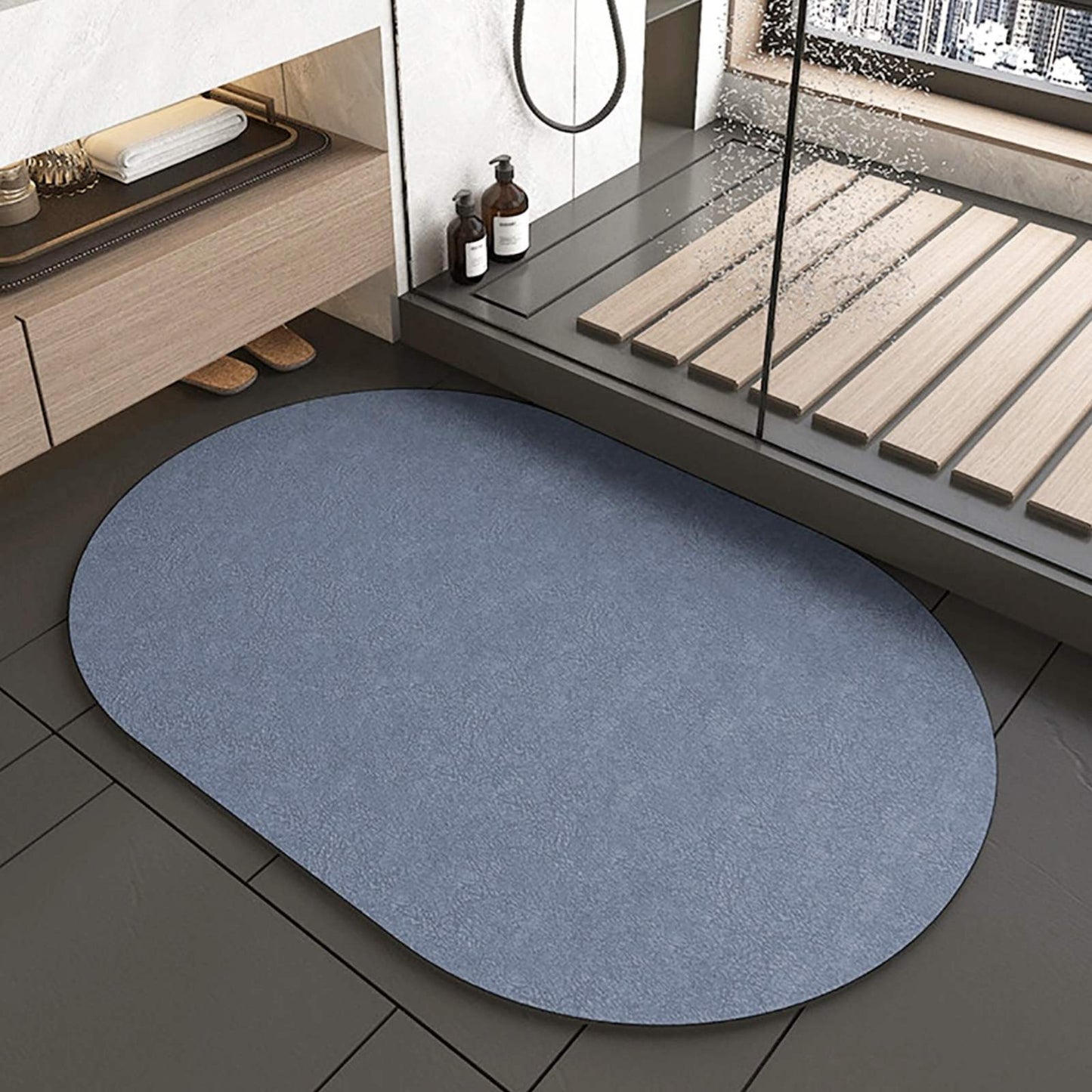 Подлога апсорбирачка повеќенаменска сива 48x38cm