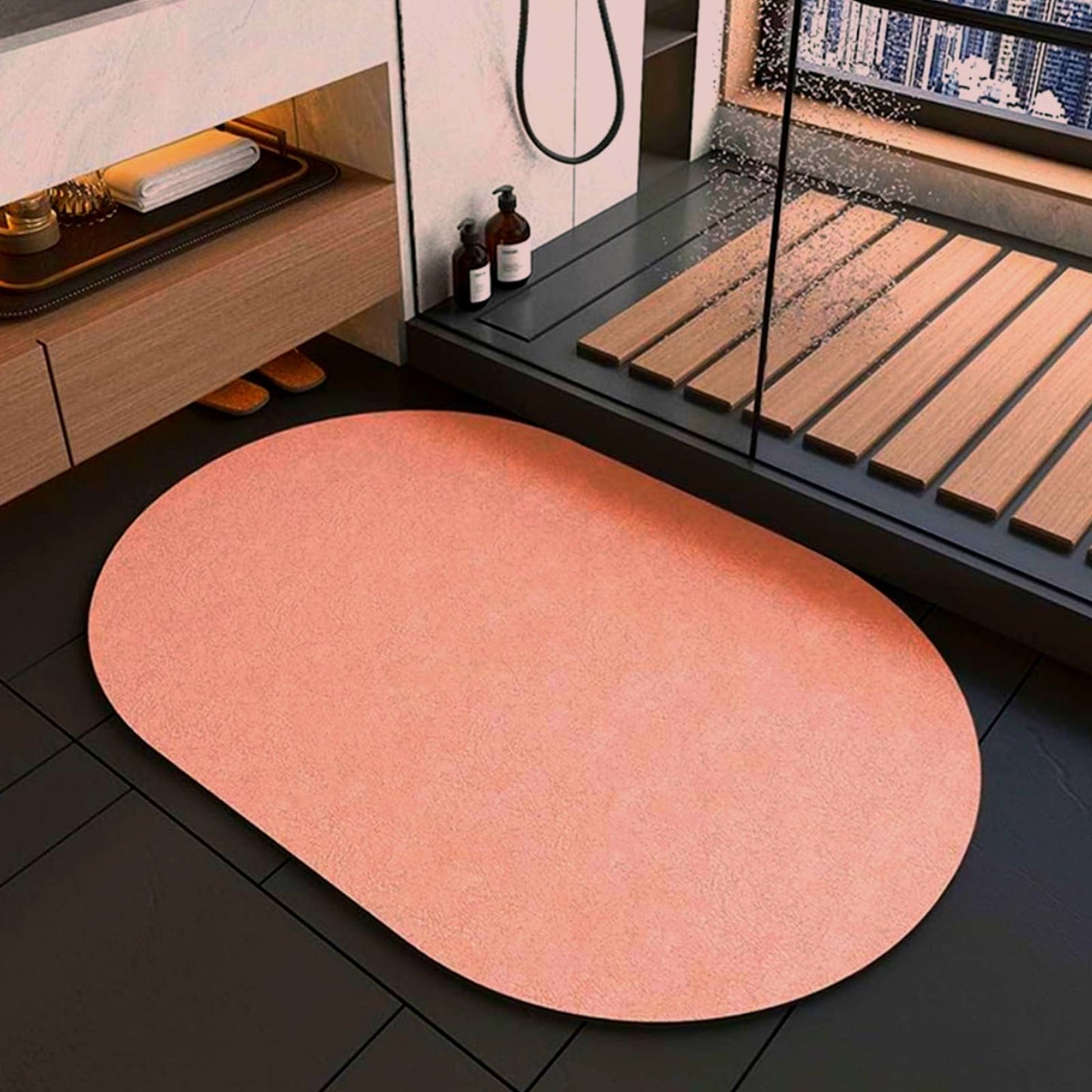 Подлога апсорбирачка повеќенаменска портокалова 48x38cm