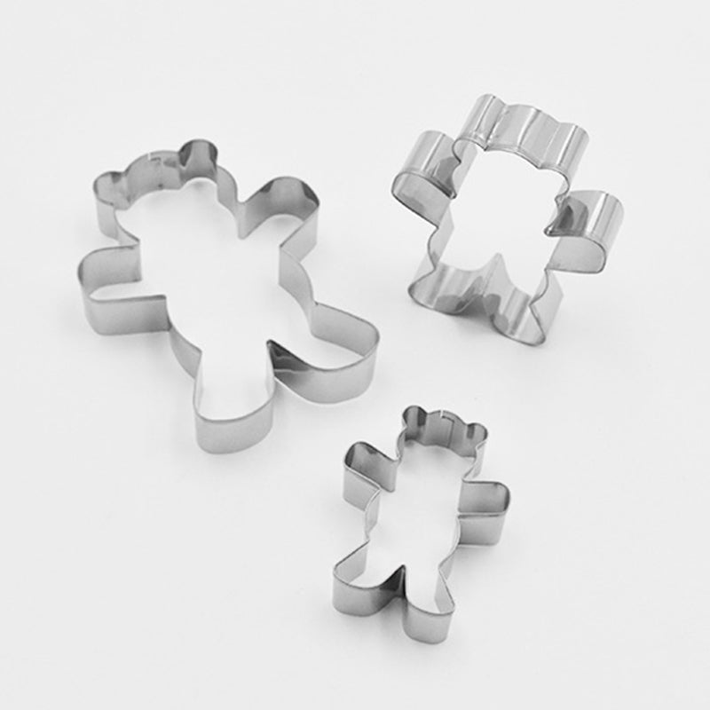 Алатки за формирање колачиња форма мече сет од 3