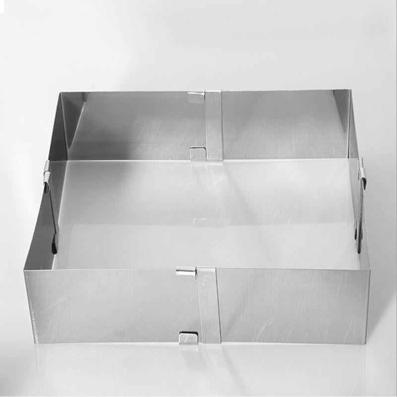 Метална форма калап правоаголна за торти 16-28cm