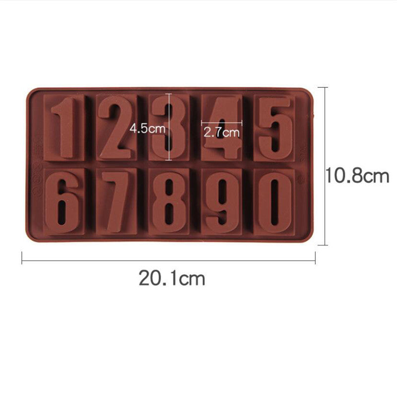 Силиконски калап бројки