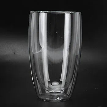 Стаклена чаша со двоен ѕид голема 450ml