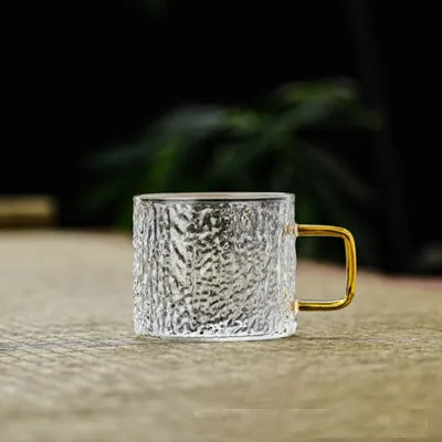 Стакленa чаша шоља со рачка FROST 150ml сет 6 парчиња