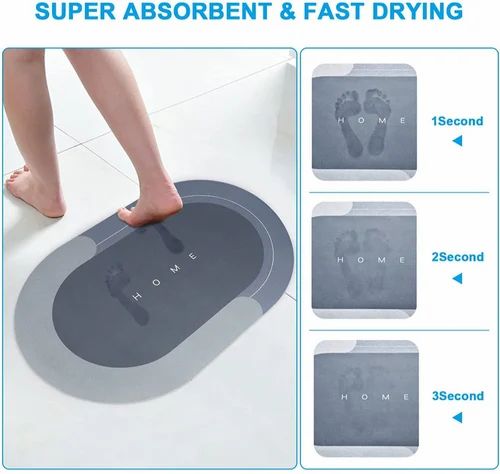 Сет 2 гумени апсорбирачки и противклизни подлоги