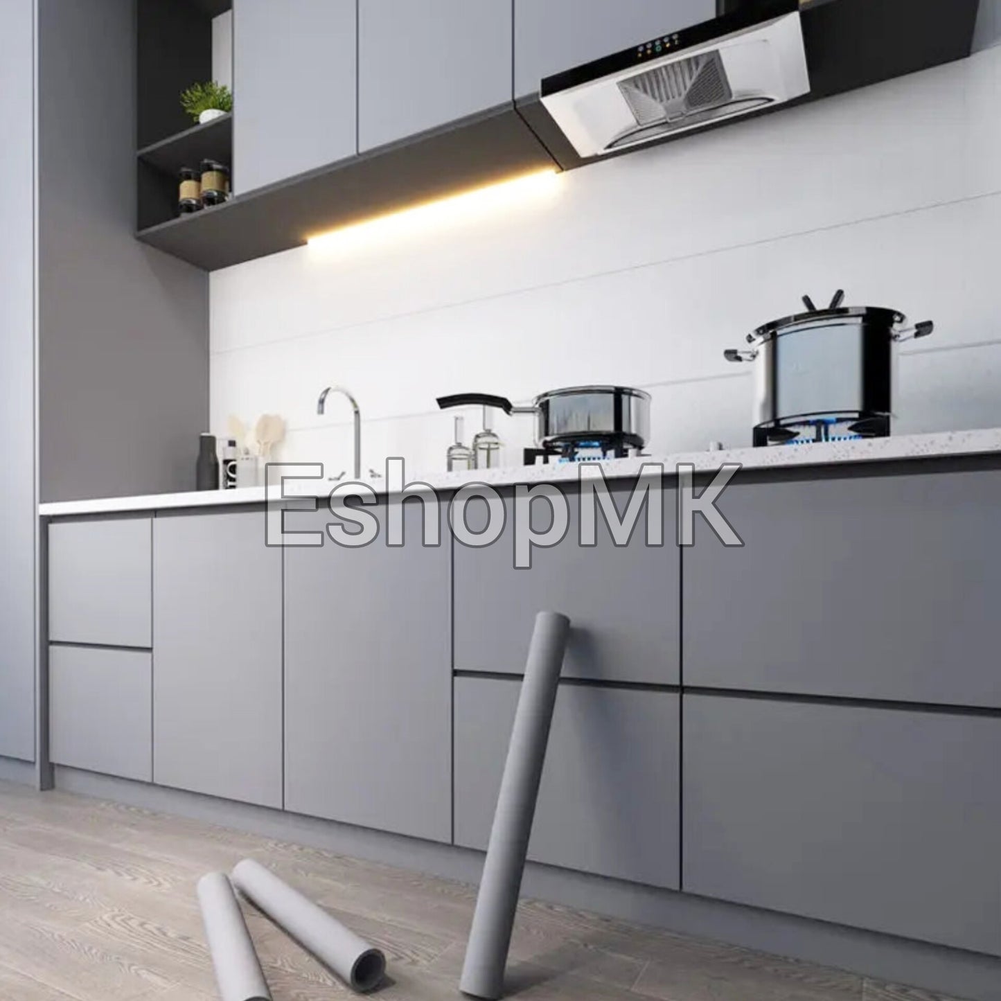 Самолеплива фолија сива светла мат 2м,5м х 60cm