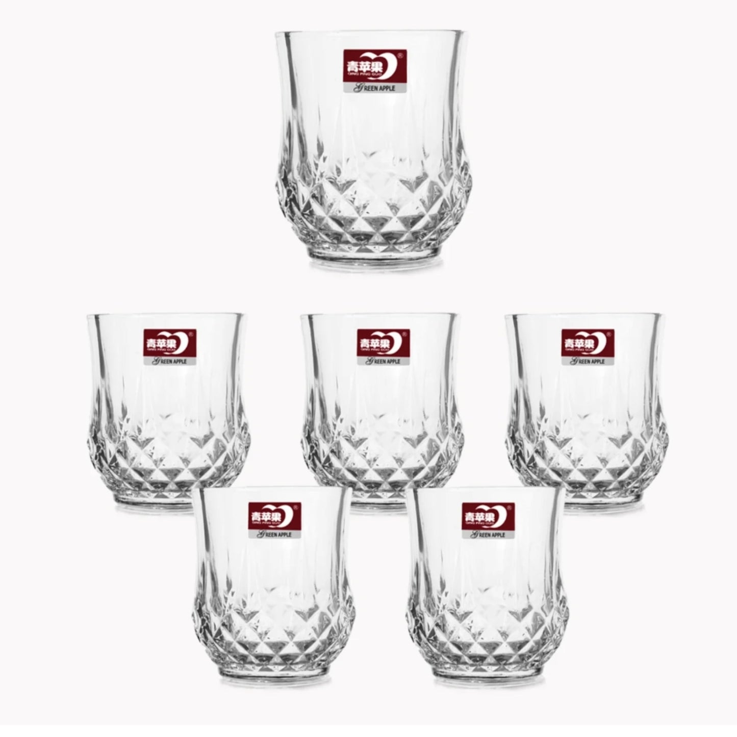 Стаклени чаши сет 6 парчиња 270ml
