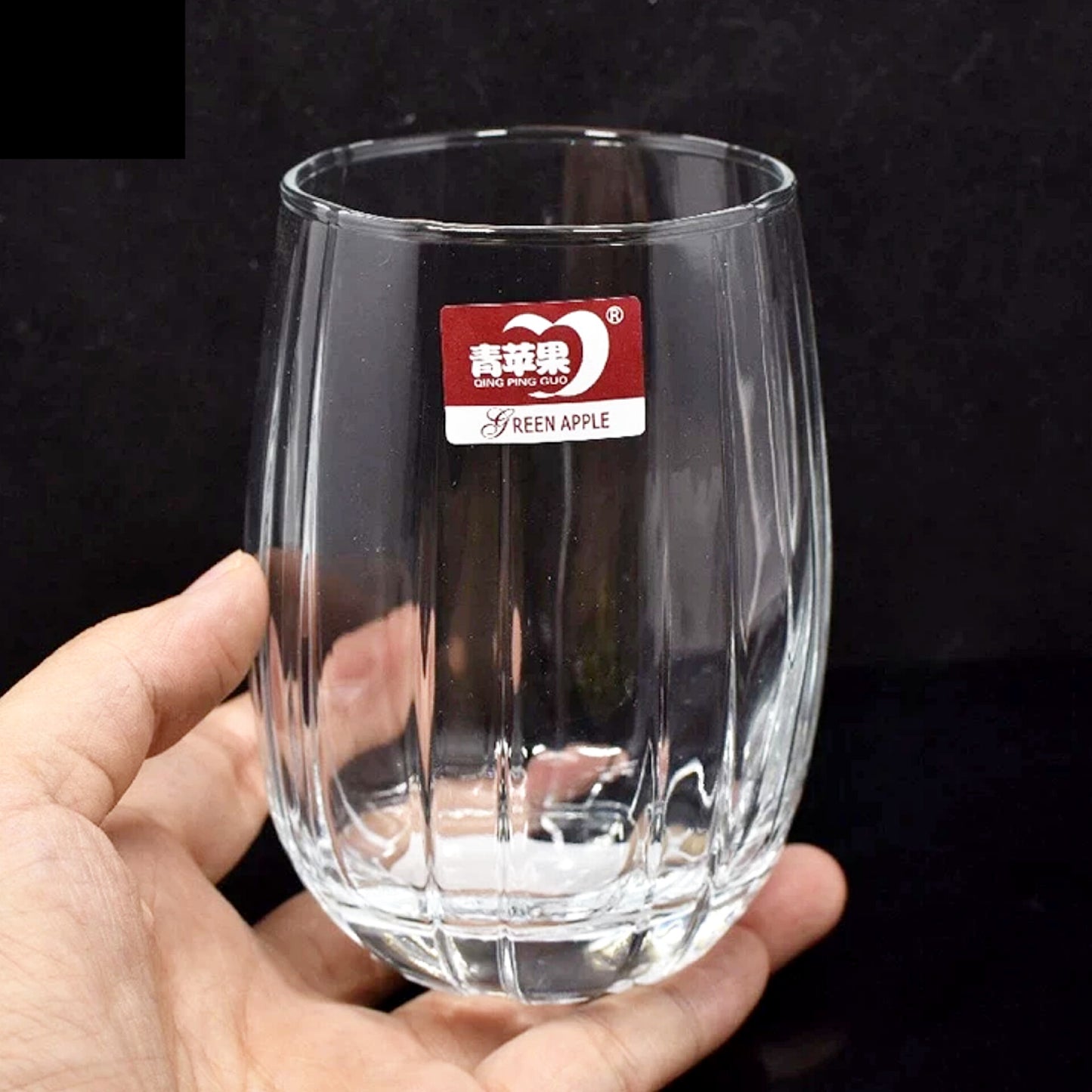 Стаклени чаши големи сет 6 парчиња 380ml