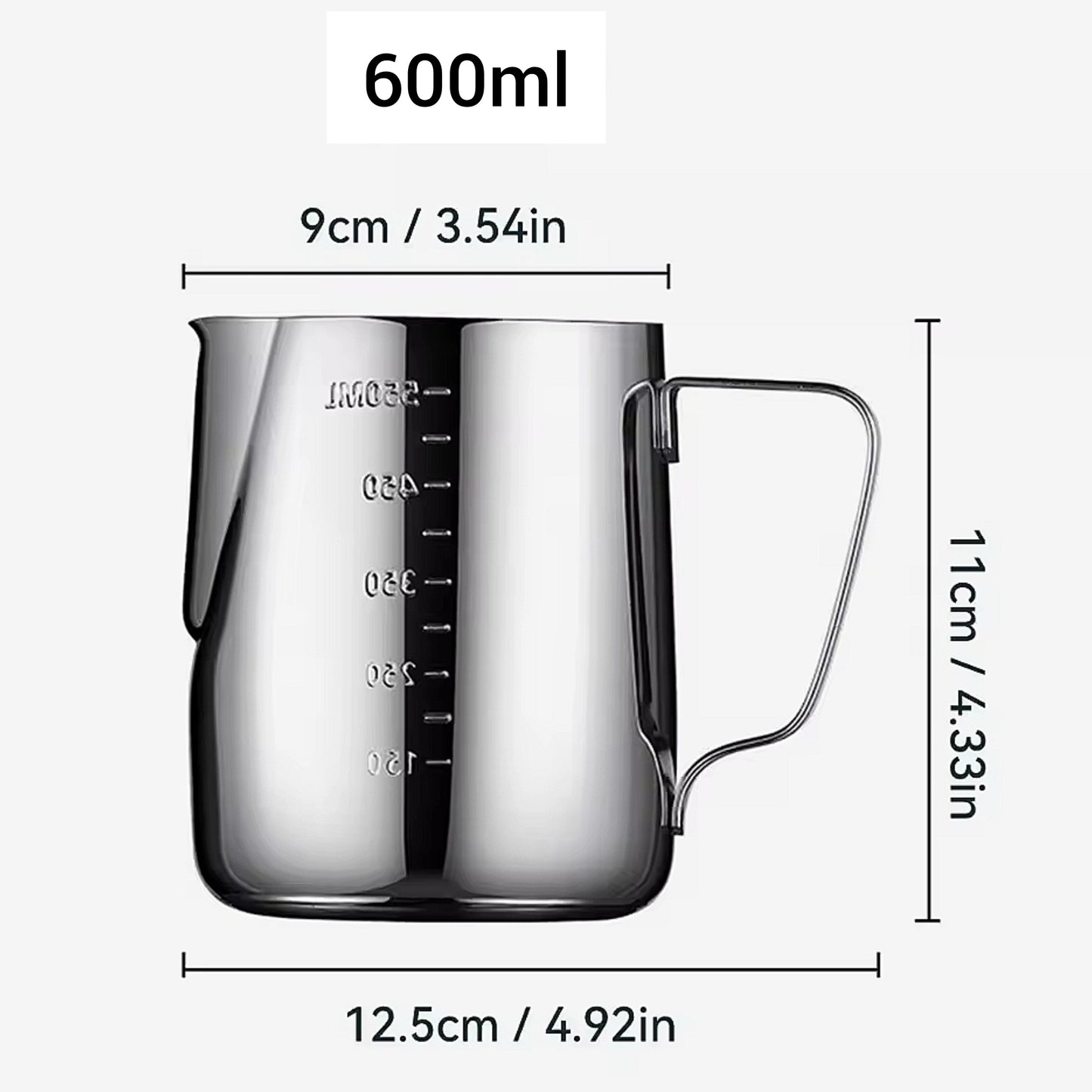 Бокал лонче INOX 600ml