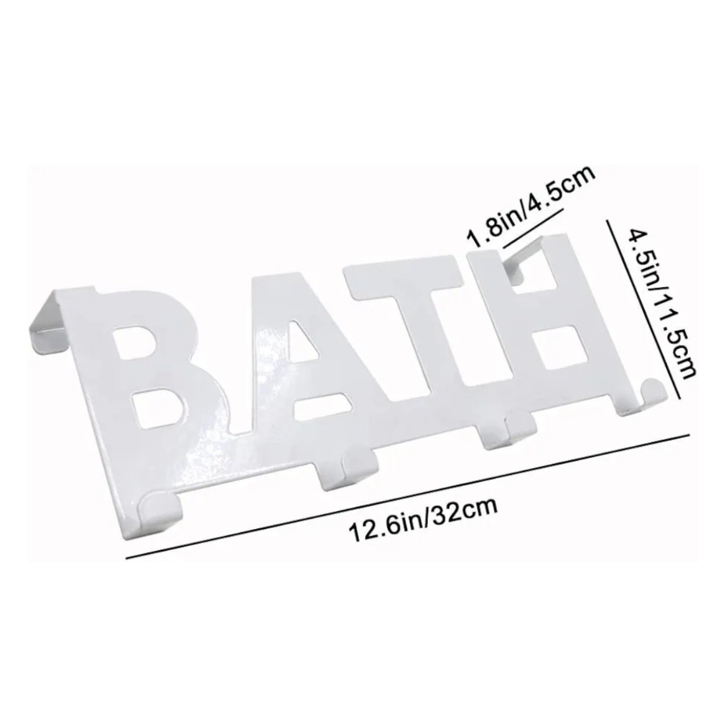 Закачалка метална со 4ри куки BATH