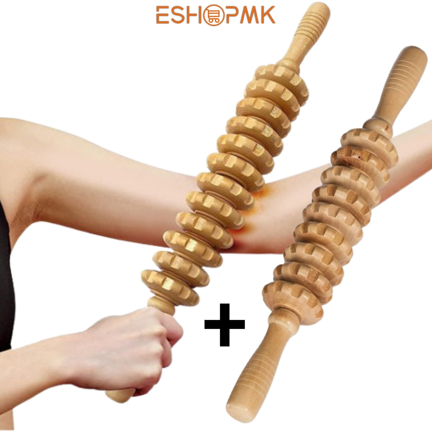 Сет 2 дрвени мадеро сукала 12 и 9 ролери прави