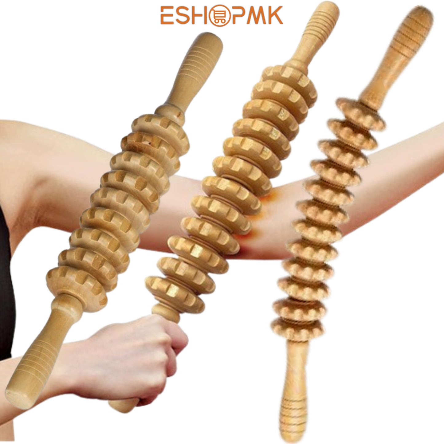 Сет 3 дрвени мадеро сукала 12/12/9 ролери