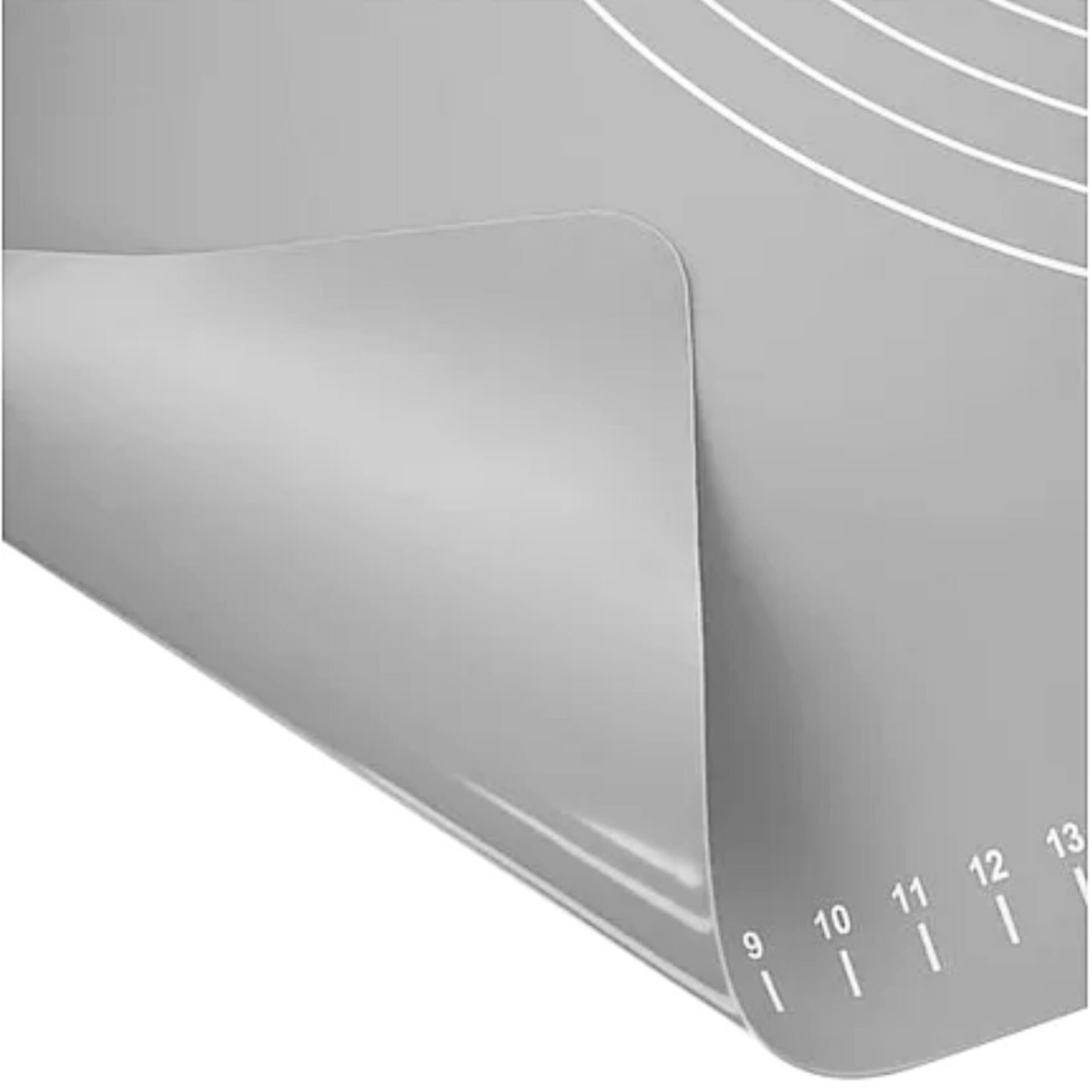 Силиконска подлога за тесто црна и сива боја