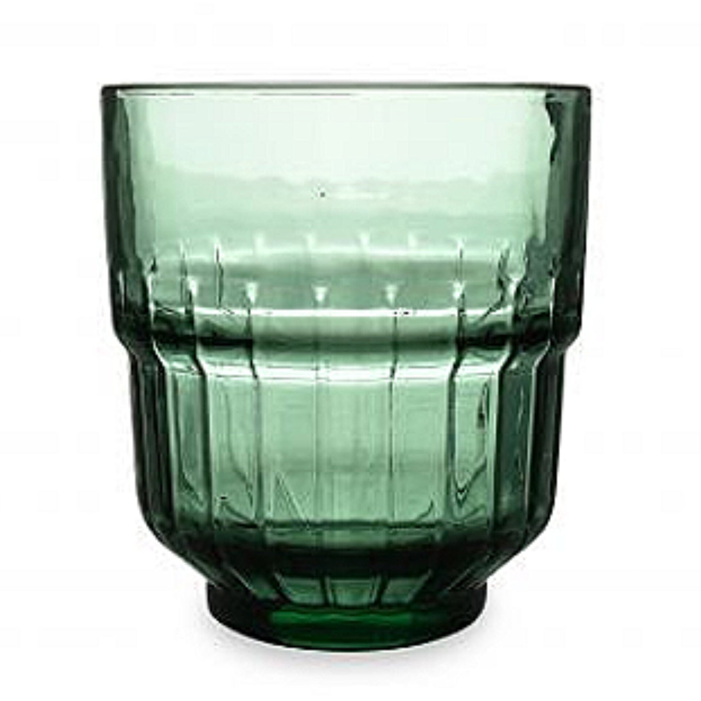 Сет 6 чаши стаклени зелени Tiffany 340ml