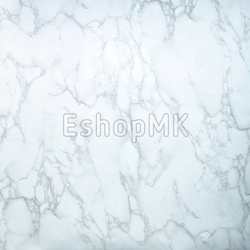 Самолеплива фолија мермер сјај Classic White 2m x 60cm