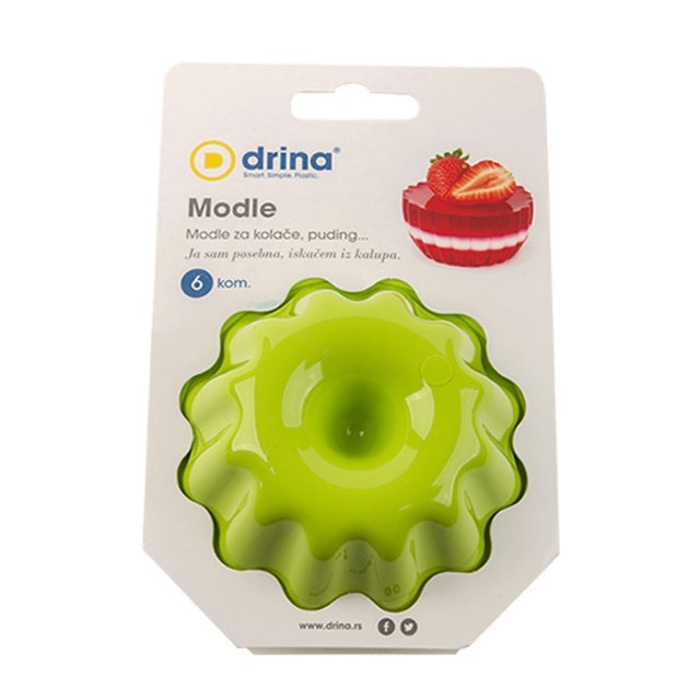 Модли калапи за пудинг сет 6 парчиња