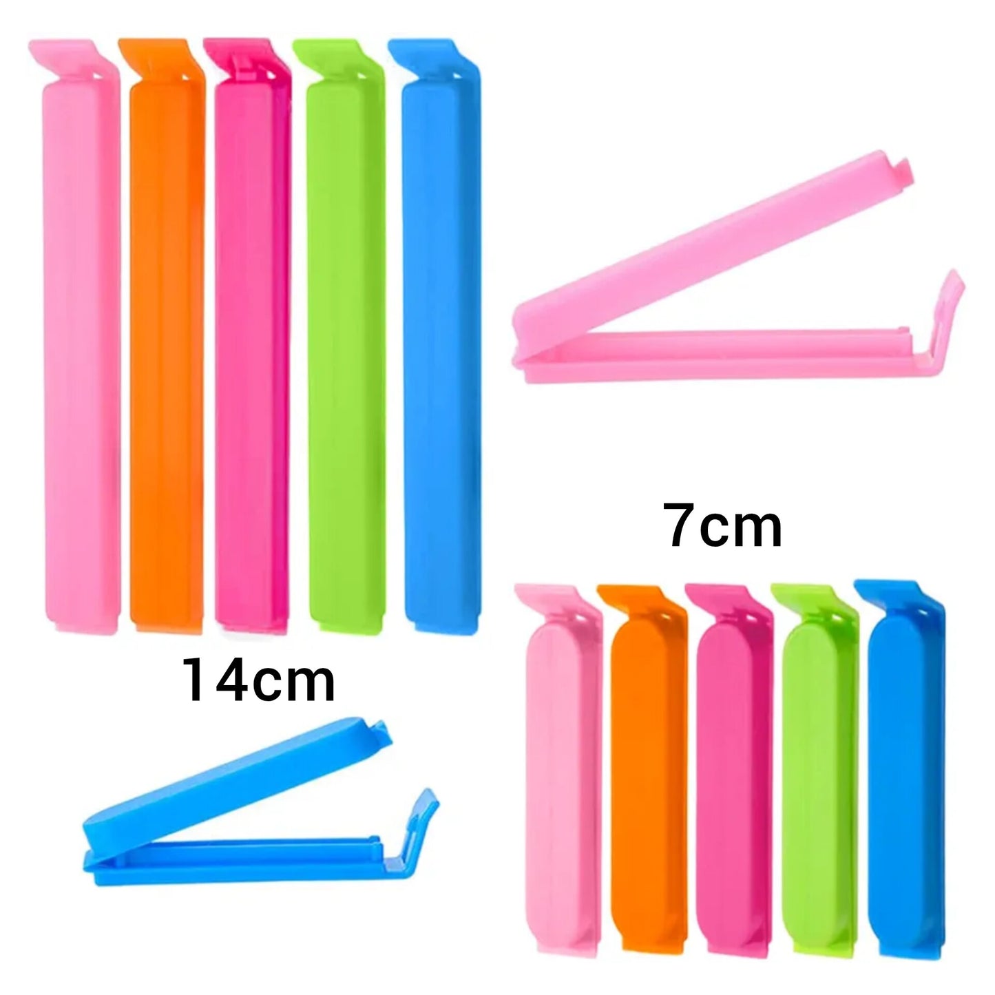 Штипки за затворање кеси сет 5 парчиња