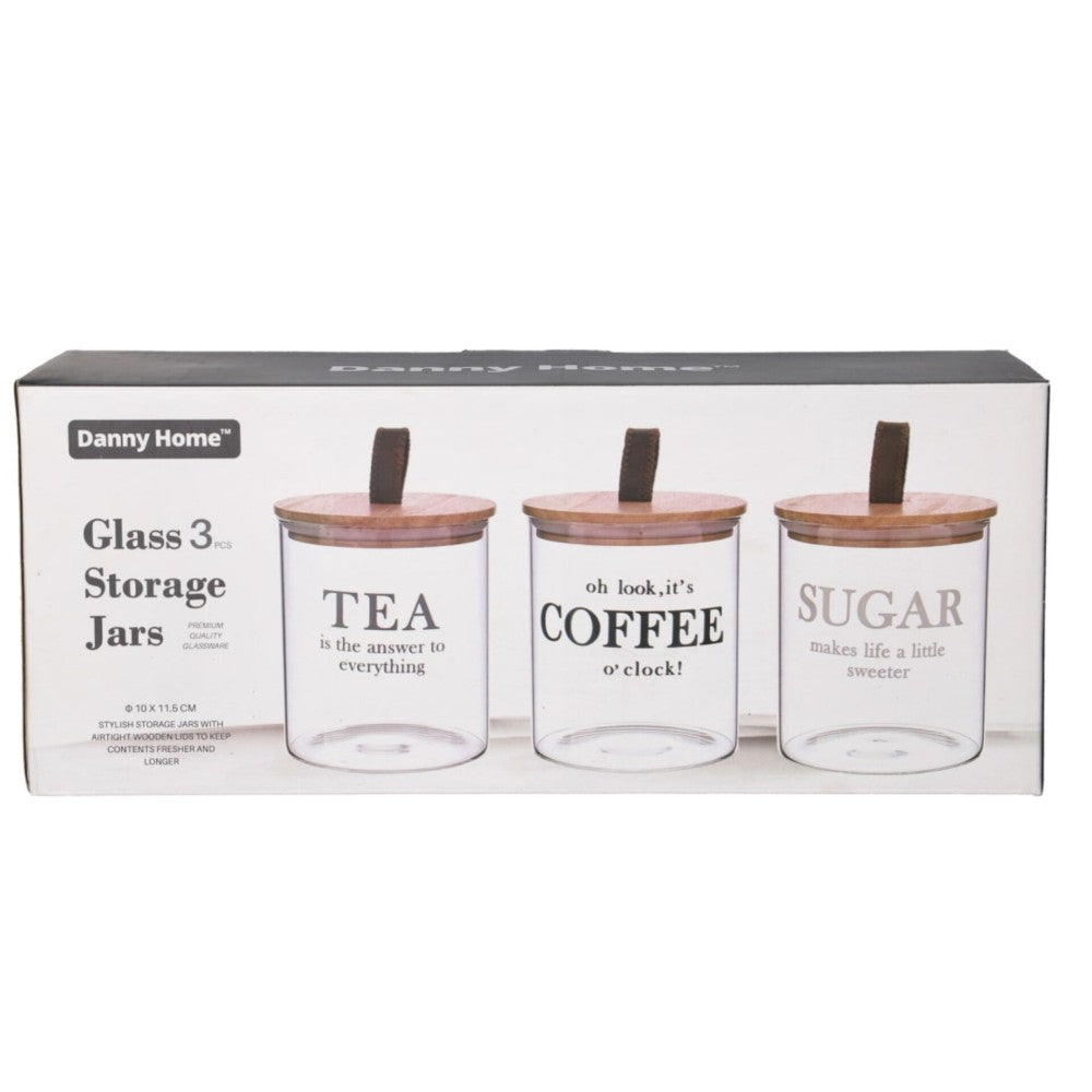 Садови тегли стаклени за чување храна со капак сет 3 парчиња по 750ml