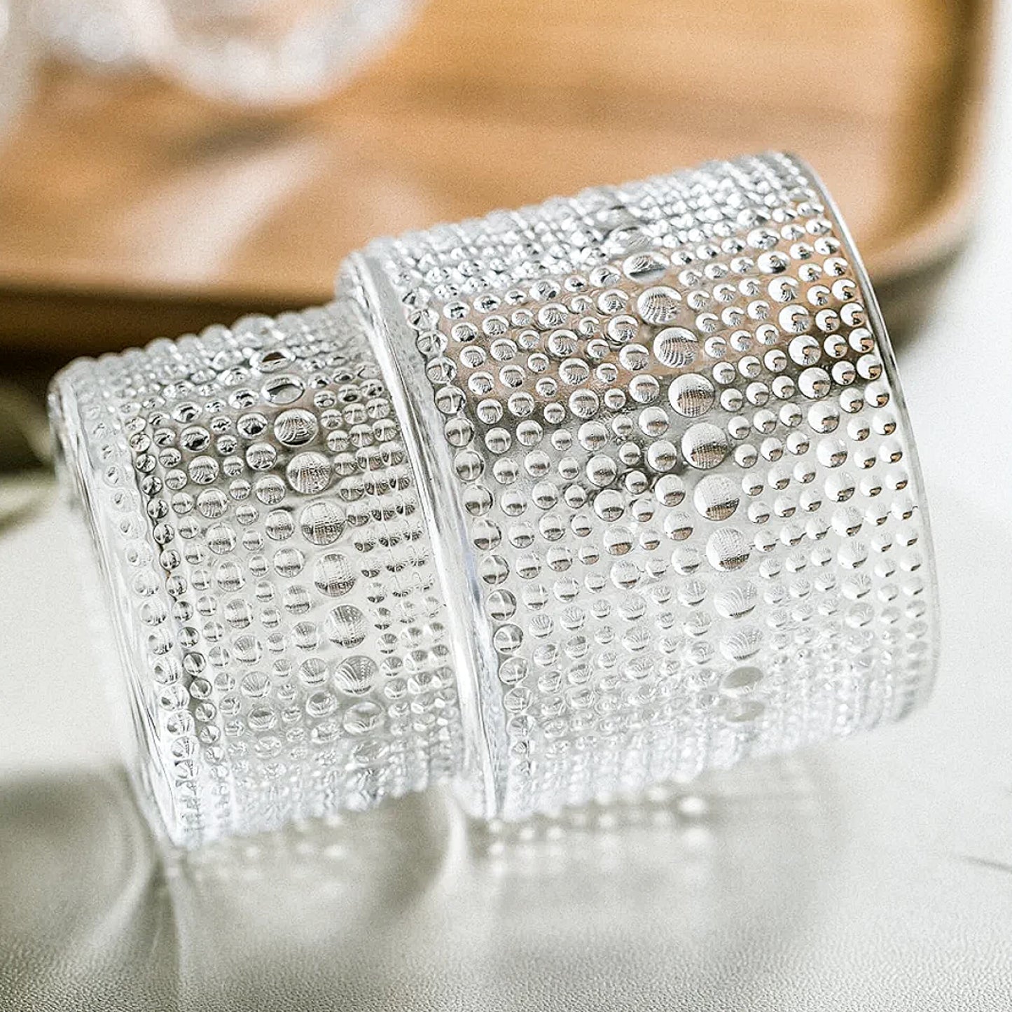 Сет 6 чаши стаклени Rain 225ml