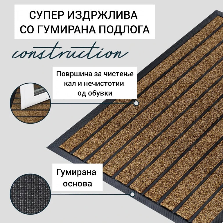 Подлога стапка за пред врата Super Strong 90x60cm