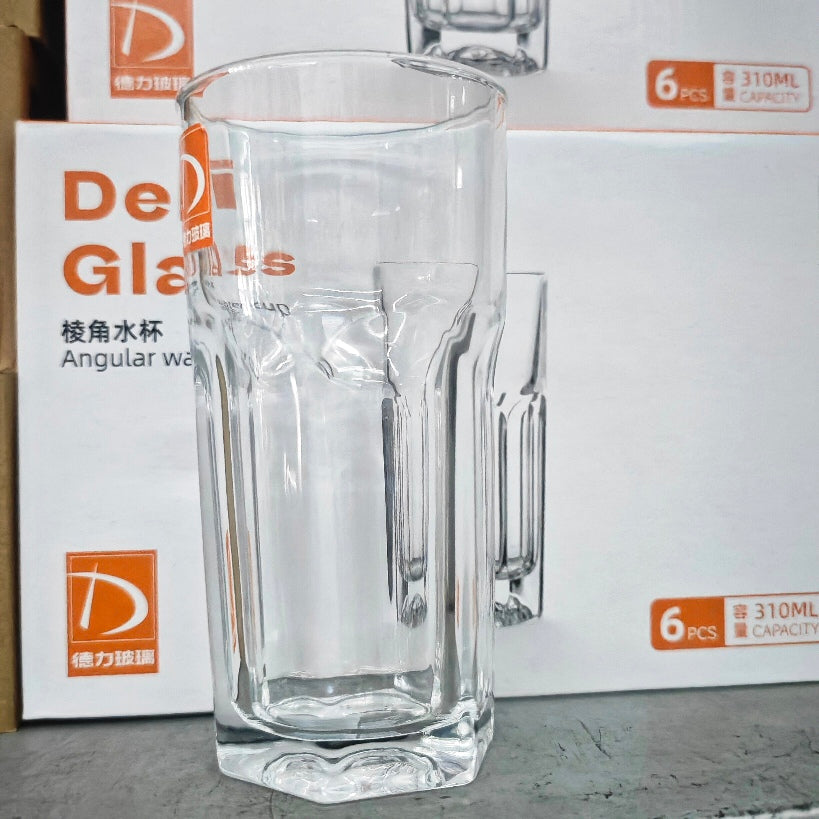 Стаклени чаши Octagon високи 310ml сет 6 парчиња