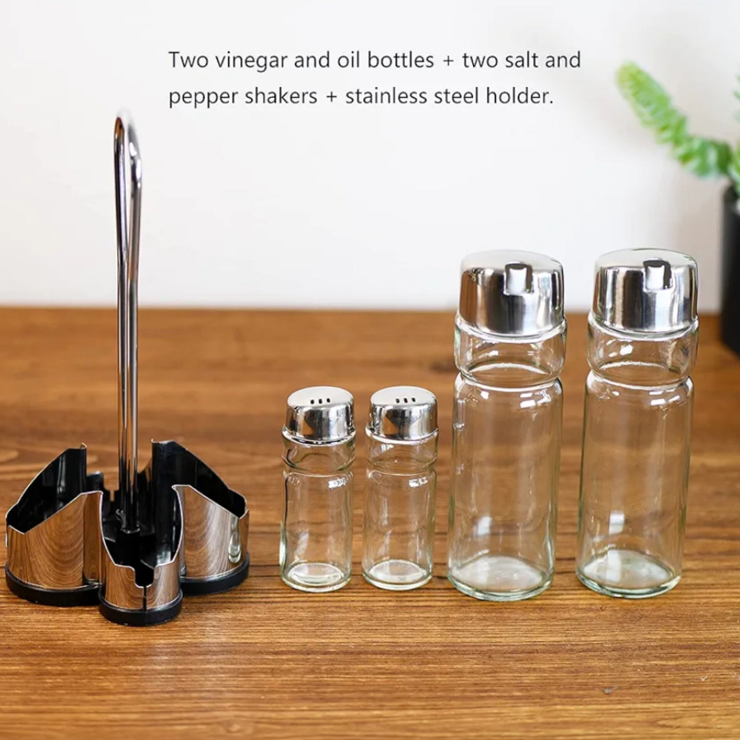 Држач за зачини, масло, оцет класик 4/1
