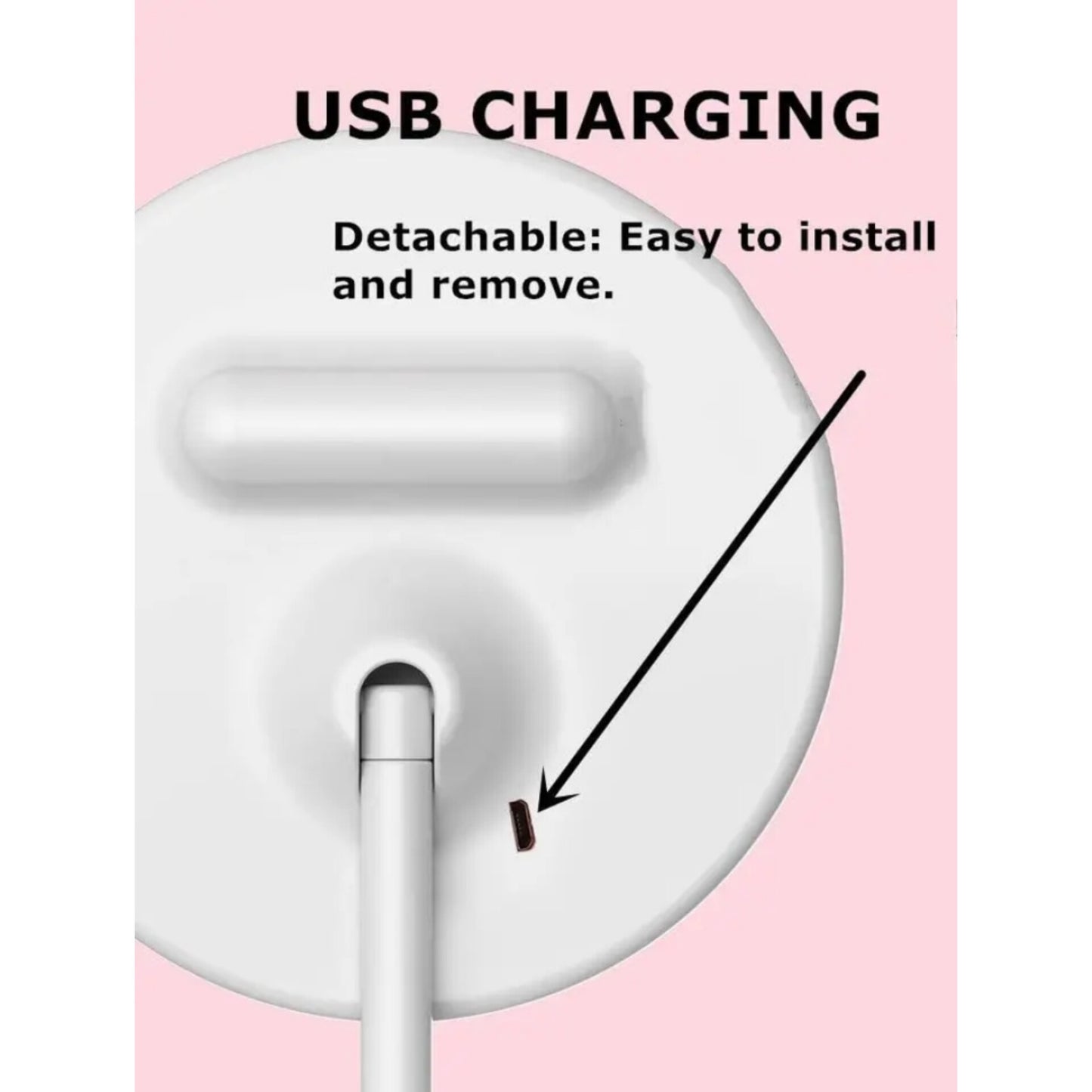 Огледало за лице со LED светло на допир