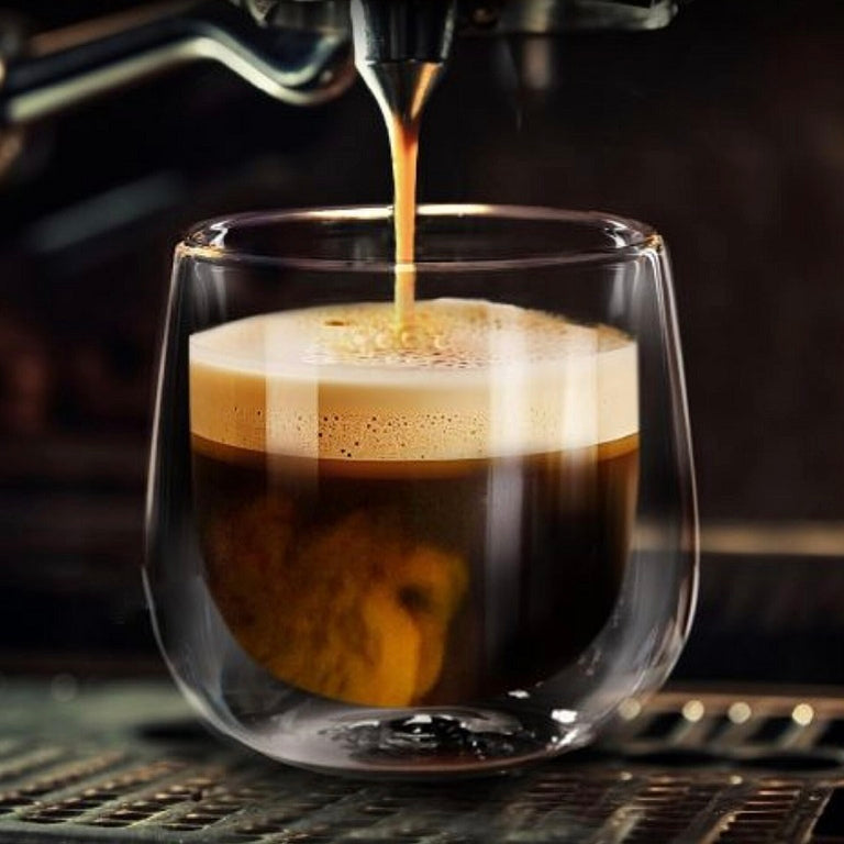 Стаклени чаши со двоен ѕид 80ml сет 2 парчиња