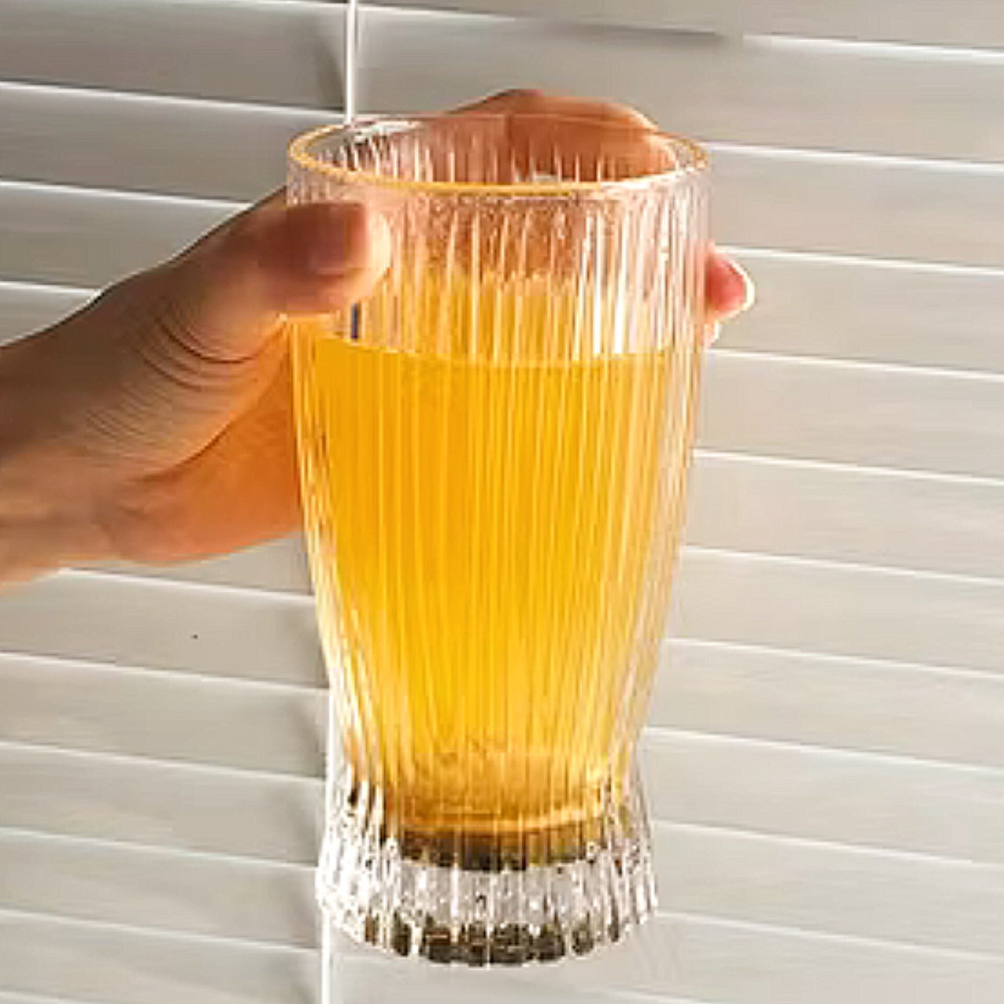 Стаклени чаши високи сет 6 парчиња 375ml