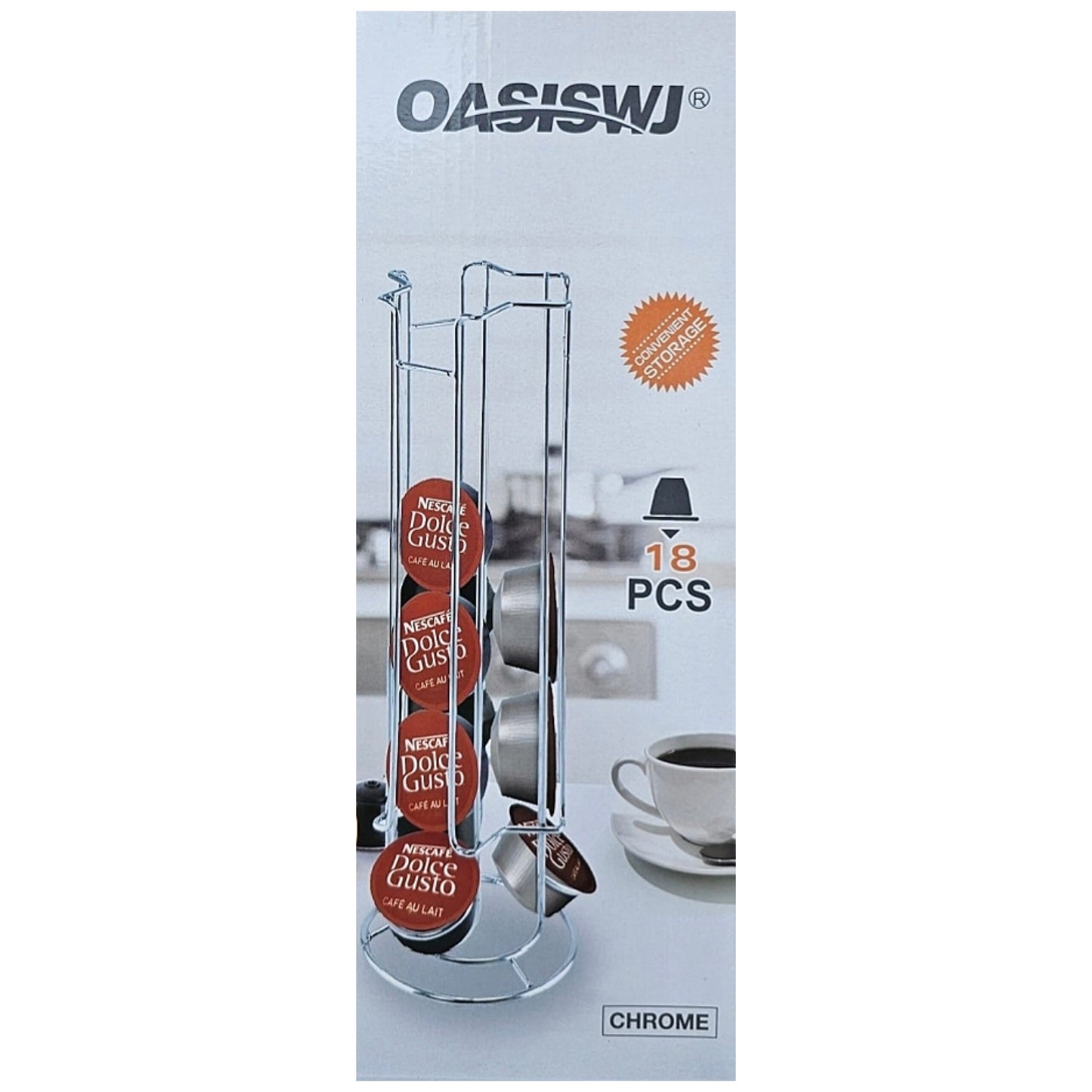 Држач за капсули за еспресо апарат 18 парчиња