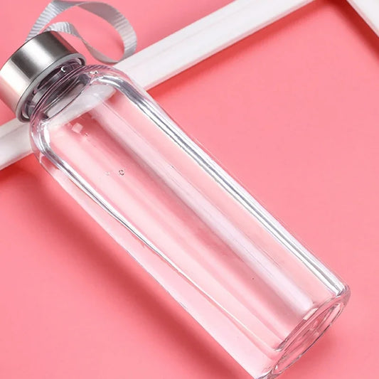 Шише стаклено проѕирно со капак 500ml