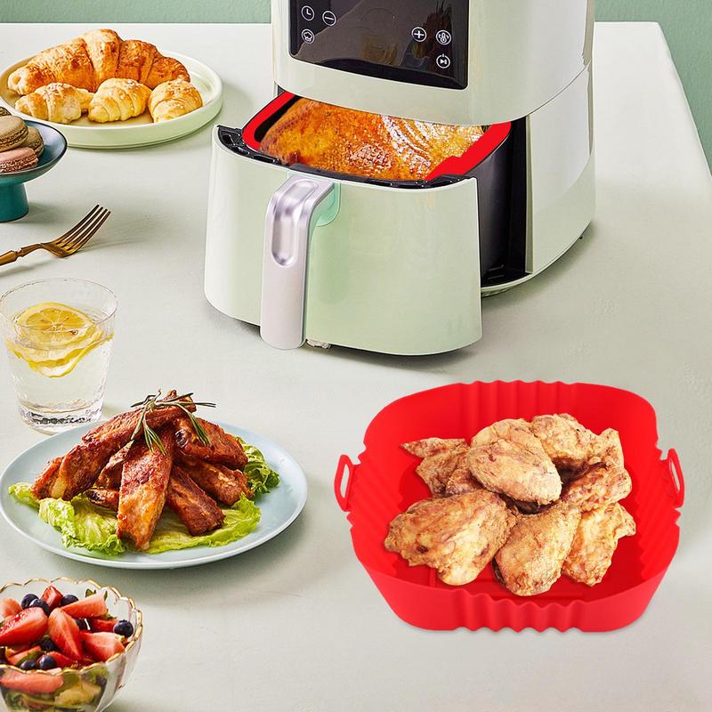Силиконска подлога, тава огноотпорна за AIRFRYER