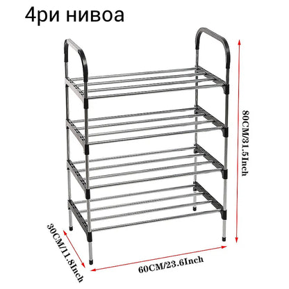 Сталажа за обувки со 4, 5 и 6 реда