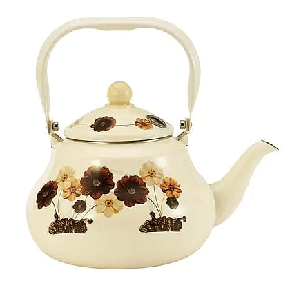 Метален емајлиран чајник со капак 1.5L