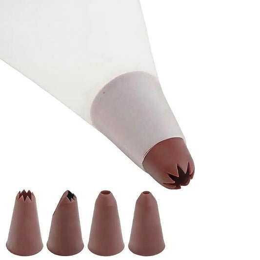 Силиконска вреќа за филување со 5 форми, нозли