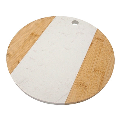 Даска за сечење и сервирање дрво гранит 25cm Premium White