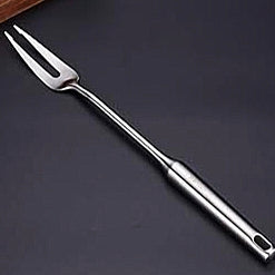 Вилушка за држење месо при сечење 37cm INOX