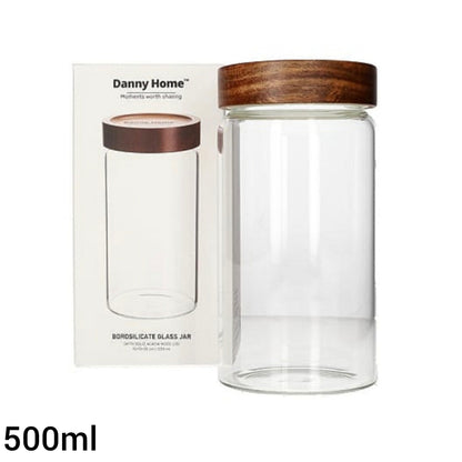 Садови тегли стаклени за храна со Акачиа капаци Premium