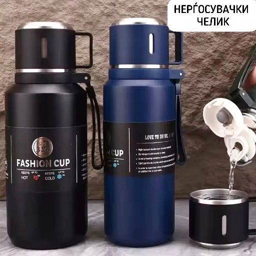 Термос шише со чаша Suprime