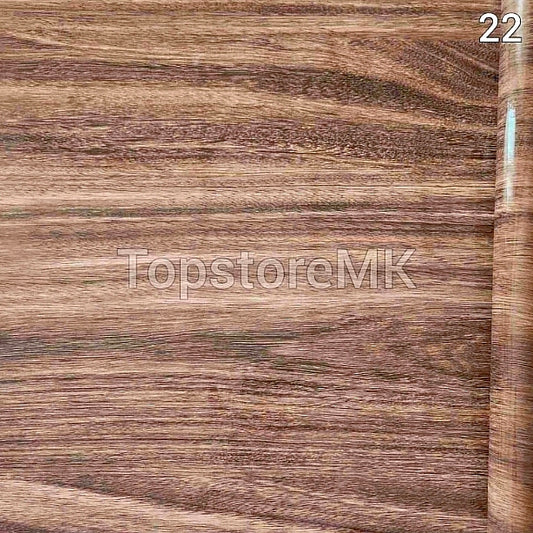 Самолеплива фолија темен орев висок сјај 2m и 5m x 60cm