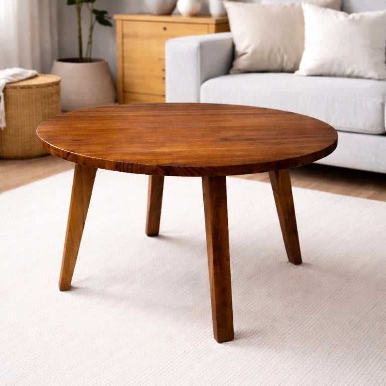 Клуб маса Бохемија 2 100% масивно дрво орев боја