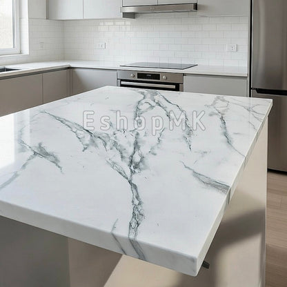 Самолеплива фолија мермер сјај Quartz Marble 2m x 60cm
