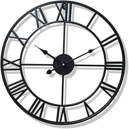 Часовник украс ѕиден Vintage Black Roman 60cm