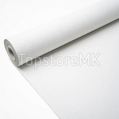 Самолеплива Еко Кожа PU бела 1.5m x 50cm