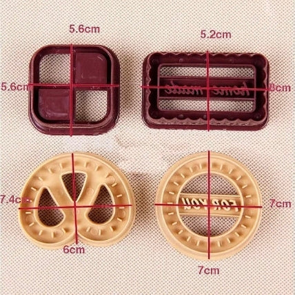 Алатки модли за колачи Danish сет 4 парчиња