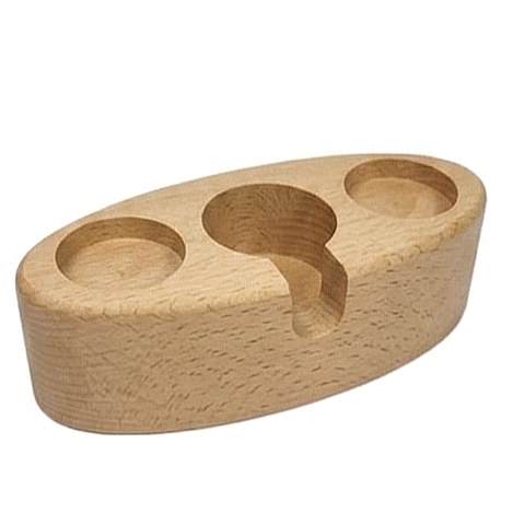 Подлога за тампирање и чување алати за еспресо Premium Wood