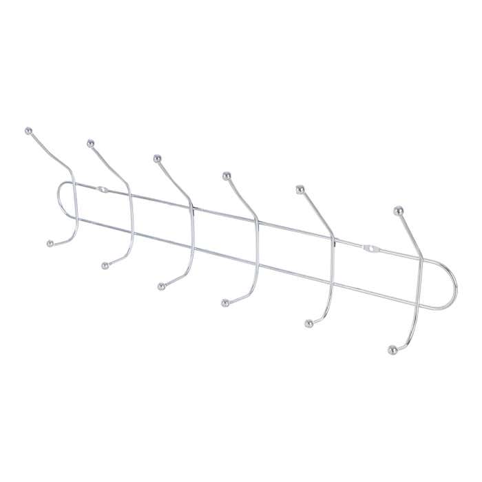 Закачалка за ѕид со 12 куки хромирана