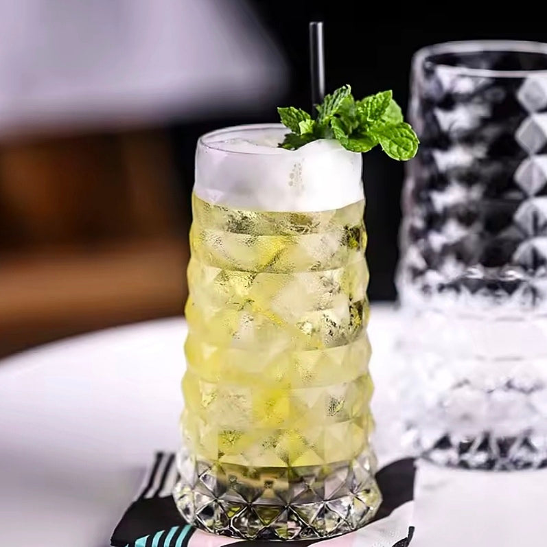 Стаклени чаши Diamond сет 6 парчиња 370ml/410ml