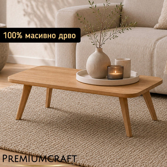 Клуб маса Stela 100% масивно дрво