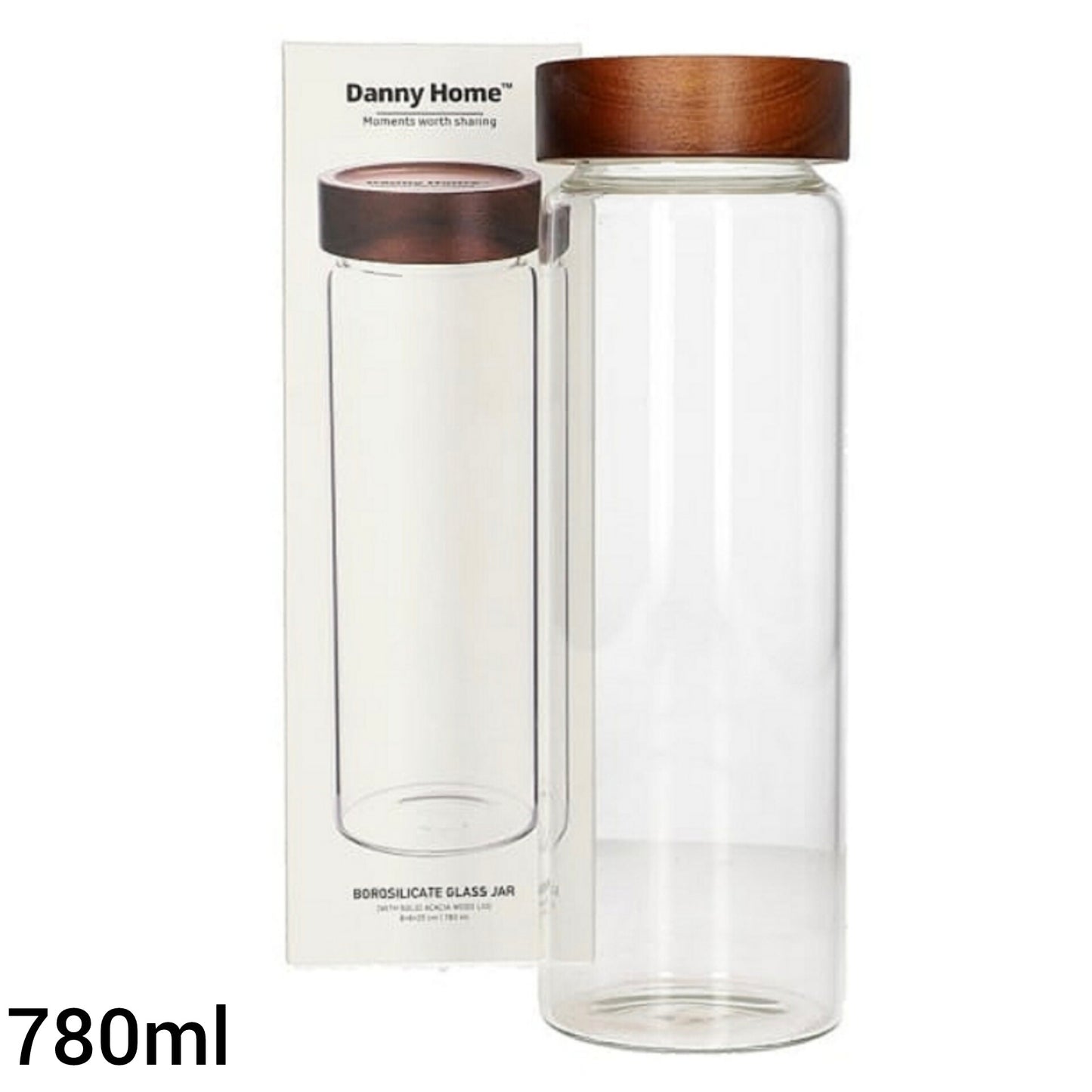 Садови тегли стаклени за храна со Акачиа капаци Premium