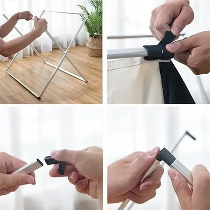 Корпа за веш со 2 прегради и метална основа